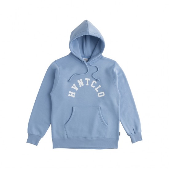 BASKETBALL SEMICIRCLE LIGHT BLUE HOODIE