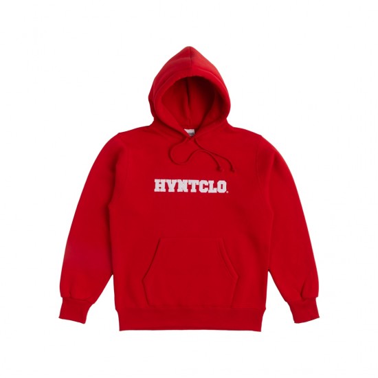 BASKETBALL FONT RED HOODIE