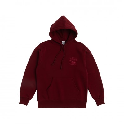 TONE TO TONE BURGUNDY HOODIE