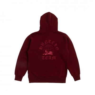 TONE TO TONE BURGUNDY HOODIE