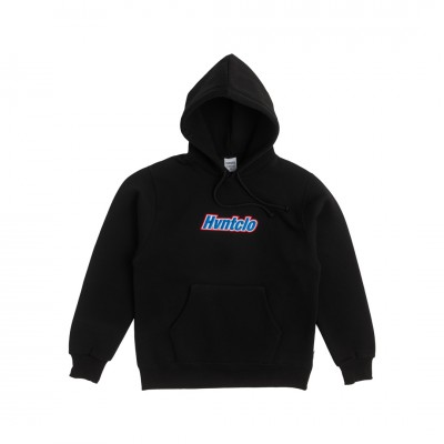 3-TONES SIDEWAYS BLACK HOODIE