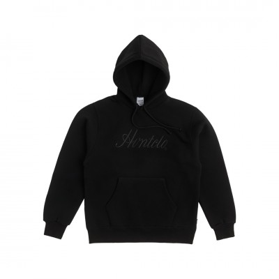 TONE TO TONE BLACK HOODIE