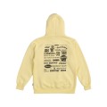 ALL LOGOS YELLOW HOODIE