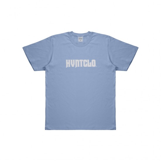 LIGHT BLUE GOTHIC FONT TEE