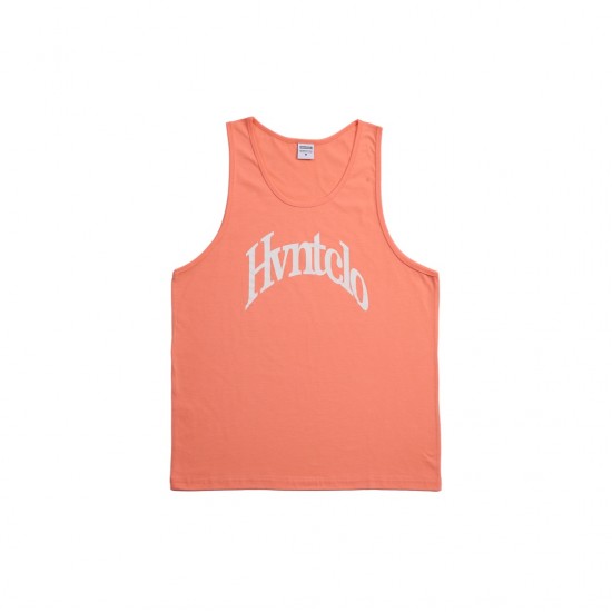 PEACH SEMICIRCLE TANK-TOP