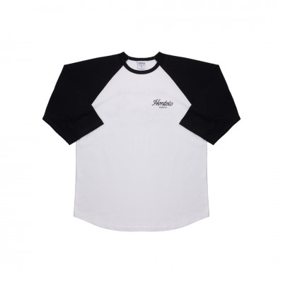 WHITE/BLACK STREETS 3/4 SLEEVE