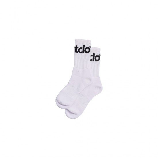 WHITE BASIC SOCKS