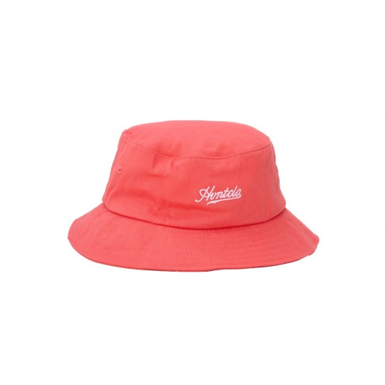 PEACH  BASEBALL BUCKET HAT