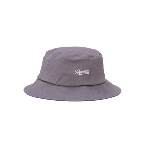 GREY BASEBALL BUCKET HAT