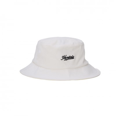 WHITE BASSEBALL BUCKET HAT