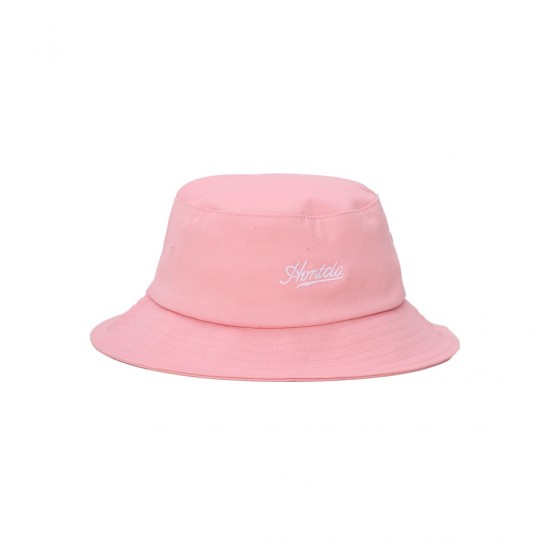 PINK BASEBALL BUCKET HAT