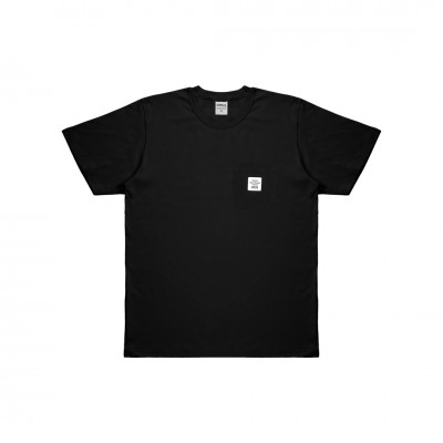 BLACK RULES THE WORLD LABEL TEE