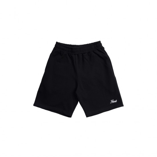 BLACK SIDEWAYS SHORTS